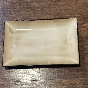 Pfaltzgraff 14 inch Rectangular Platter Tray Matches Taos & Painted Poppies